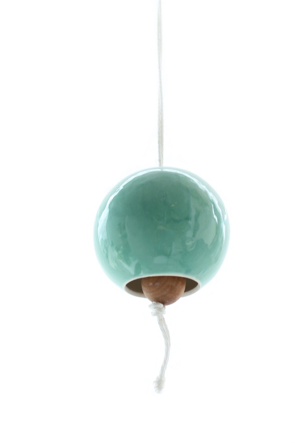 Small Turquoise Porcelain Bell - LandMstudio