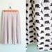 vtg elephant print skirt/ black and white accordion pleat skirt/ novelty elephant pattern skirt S-M