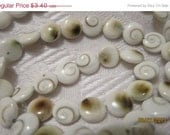 25% OFF Natural Shiva or Shiva Eye Shell Beads, 8mm, Round - 4 Beads (or, 2 Pairs) per package