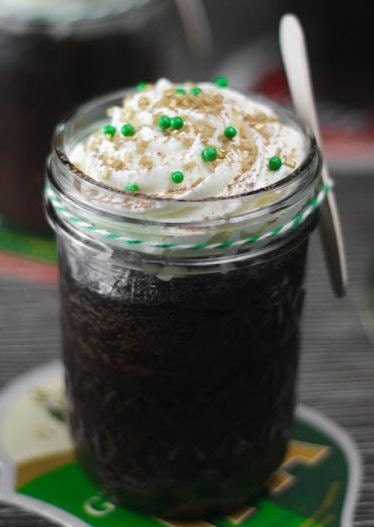 Irish Stout Jar cakes - 2 pack of cupcakes