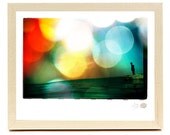 Surf Photo  12" x 15"  Art Print "Pushing" - Borrowed Light Series