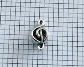 Treble clef, music note made to fit european bracelet
