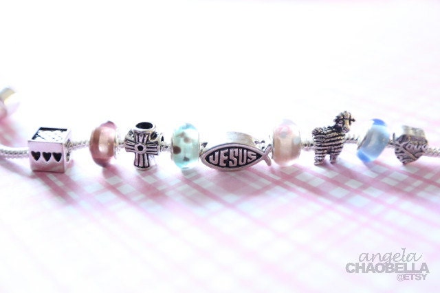 Christian charms (pack) for european charm bracelets