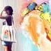 Custom Tote Bag Illustrated White LOVERS