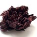 Eco-friendly handmade upcycled leather flower pin brooch/hair clip