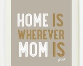Print Inspirational: 8 "X 10, MOM, Love, Mother's Day, Inspirational, Mother's day gift idea