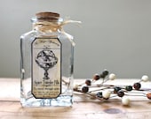 Steampunk Outer Space Travel Gyroscope Magic Apothecary Bottle