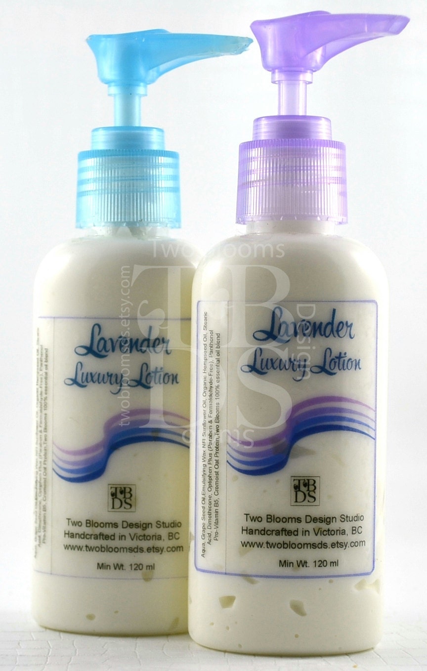 Lavender Luxury Lotion with Organic Hempseed Oil- Lavender Lotion - Aromatherapy Lotion