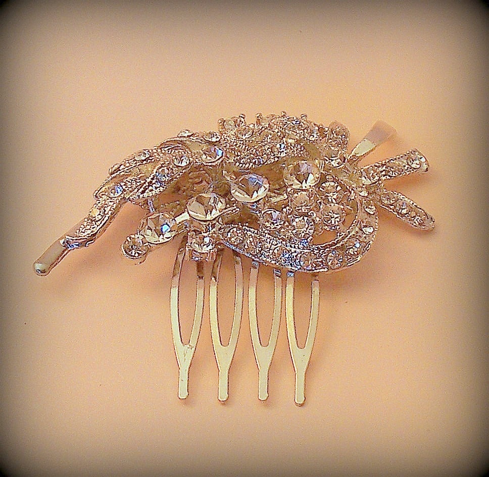 Bridal Hair Comb, Crystal Bridal Comb, Rhinestone Bridal Comb, Bridal Hair Accessories, Wedding Hair comb, Crystal Hair Comb, Vintage Style
