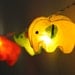 20 x handmade Elephant zoo animal plant paper lantern string light kid bedroom light display garland colorful