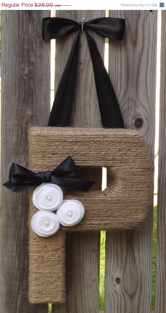 SALE Monogram Wreath 12 inch