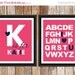 SALE Alphabet and Name Print Set 8x10 custom colors