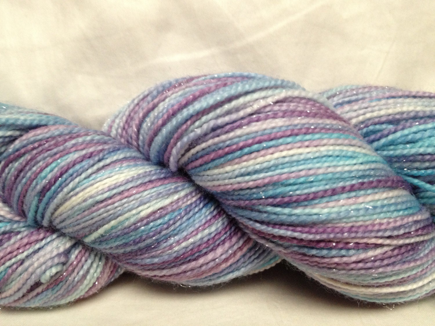 Doctor Who Inspired - Hand-Dyed Sparkle Sock Yarn - Time Vortex II