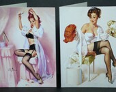 Hair Cutting New Look PinUp Girl Wig Disguise Mini Card Retro Hairstyling Pin Ups Hairdresser set