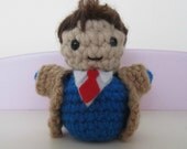 Mini "Tenth Doctor" amigurumi (David Tennant)