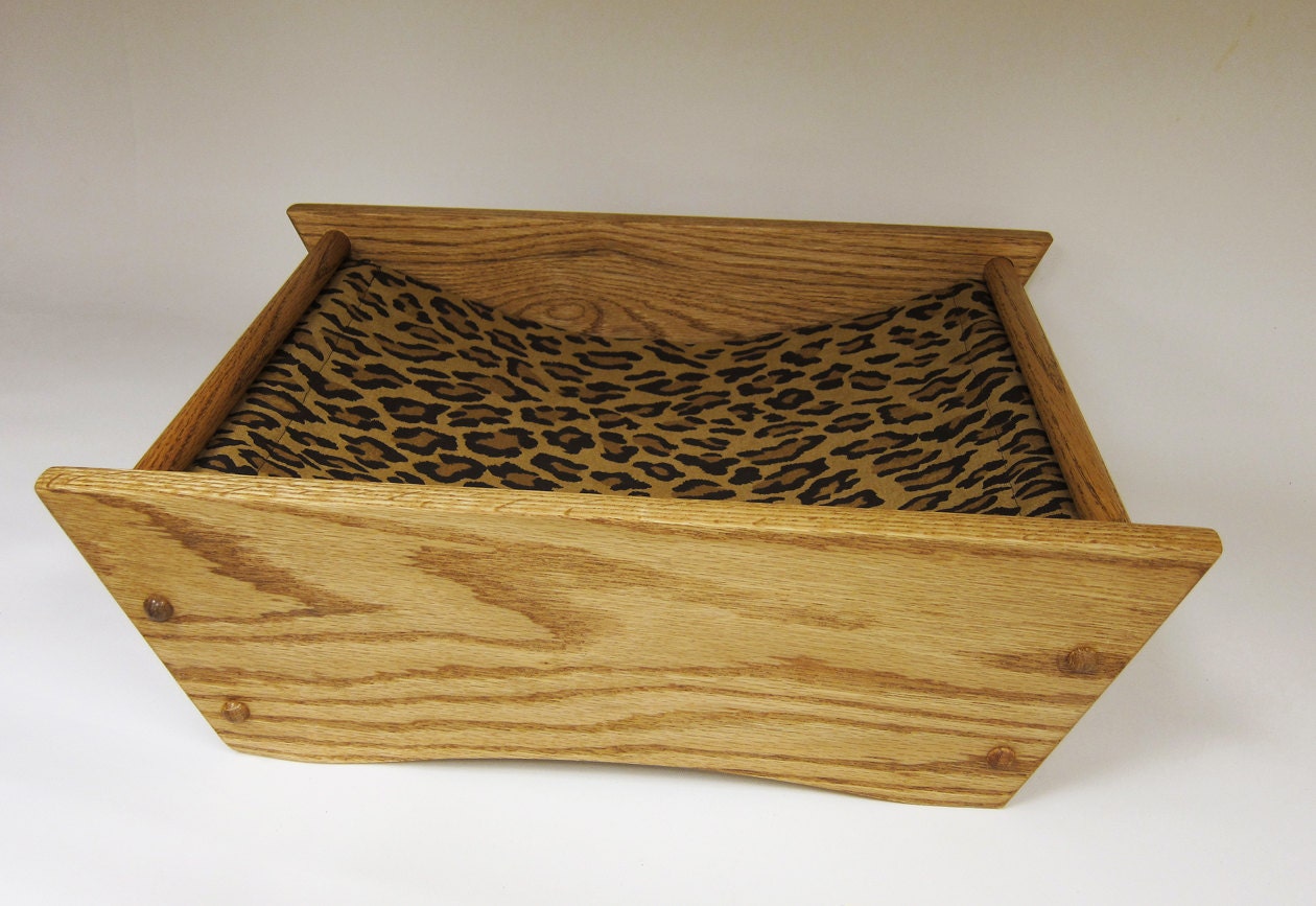 Cat Hammock, Solid Oak cat bed