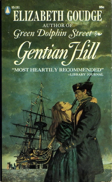 Elizabeth Goude // Gentian Hill // Romance Novel // Passion and Adventure // Vintage Paper Back //