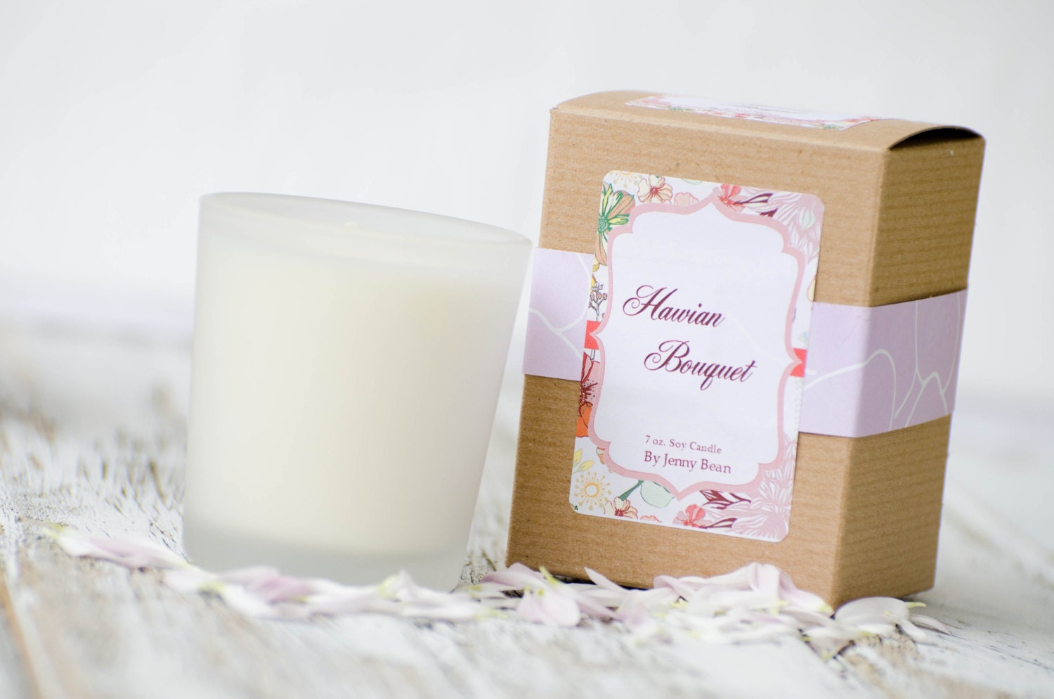 Hawaiian Bouquet Soy Candle- Floral Spring Collection