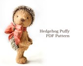 Teddy Bear Pattern for Hedgehog Puffy