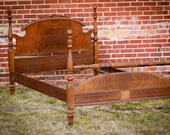 Antique Wooden Carved Full Bed