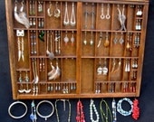 Medium Jewelry Organizer -Custom Order- Earring Holder. Accessory Storage
