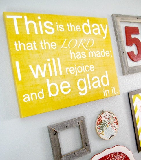 This is the day, 18x22.5 Canvas