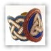 Celtic Knotwork Bead Embroidered Cuff
