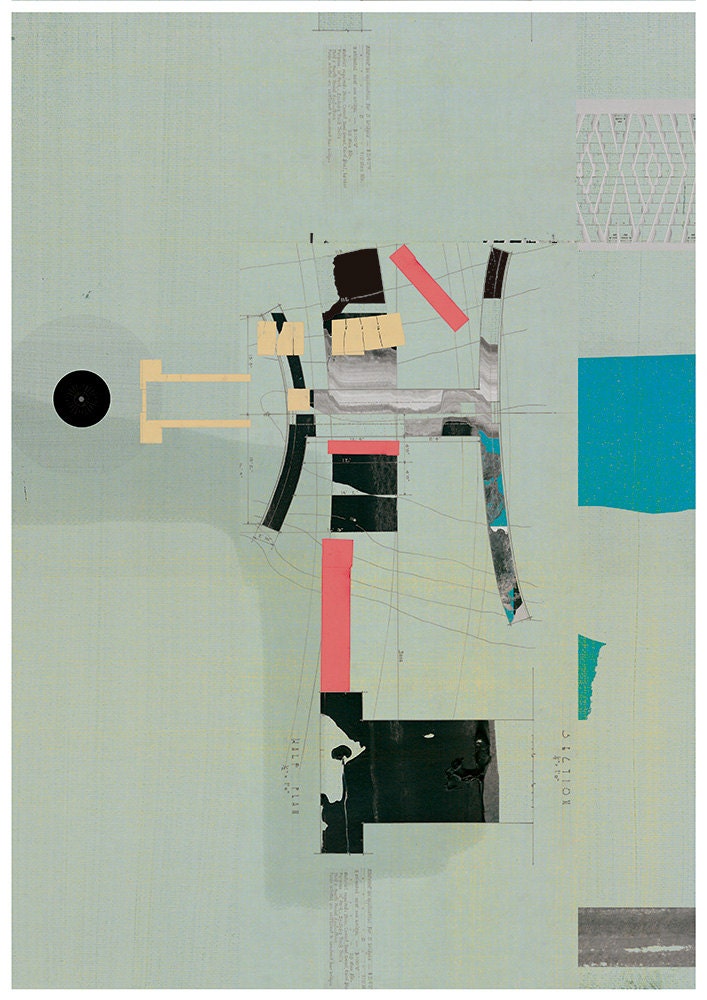 Abstract collage, Abstract composition 57