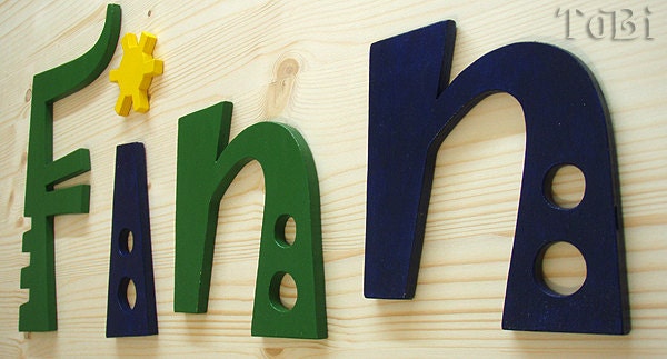 Wood letters