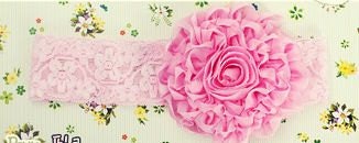 Baby Girl's Lace Headband Headwear,Girls Topknot Hair Accessories