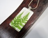Fern Leaf Necklace, fern pendant, plant jewellery, leaf jewelry