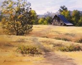 Large Original Landscape Painting - "Edge of Autumn"