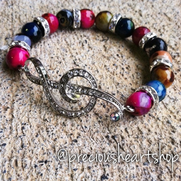 Music note bracelet