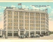 Vintage Hotel Como HOt Springs Ark. Postcard