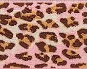 ANNA MARIA HORNER 1.5" ribbon--Pink/Brown Ombre Leopard--price is per yard