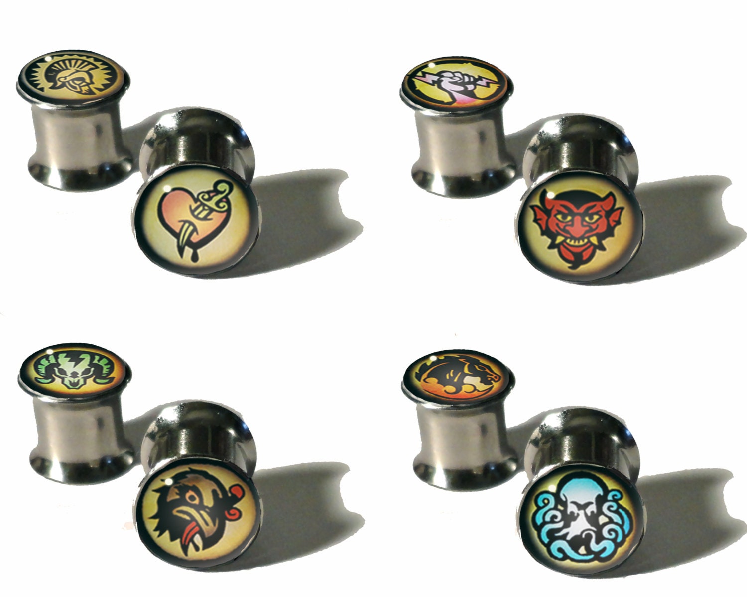 Bioshock Infinite Vigor Plugs 8g - 5/8"