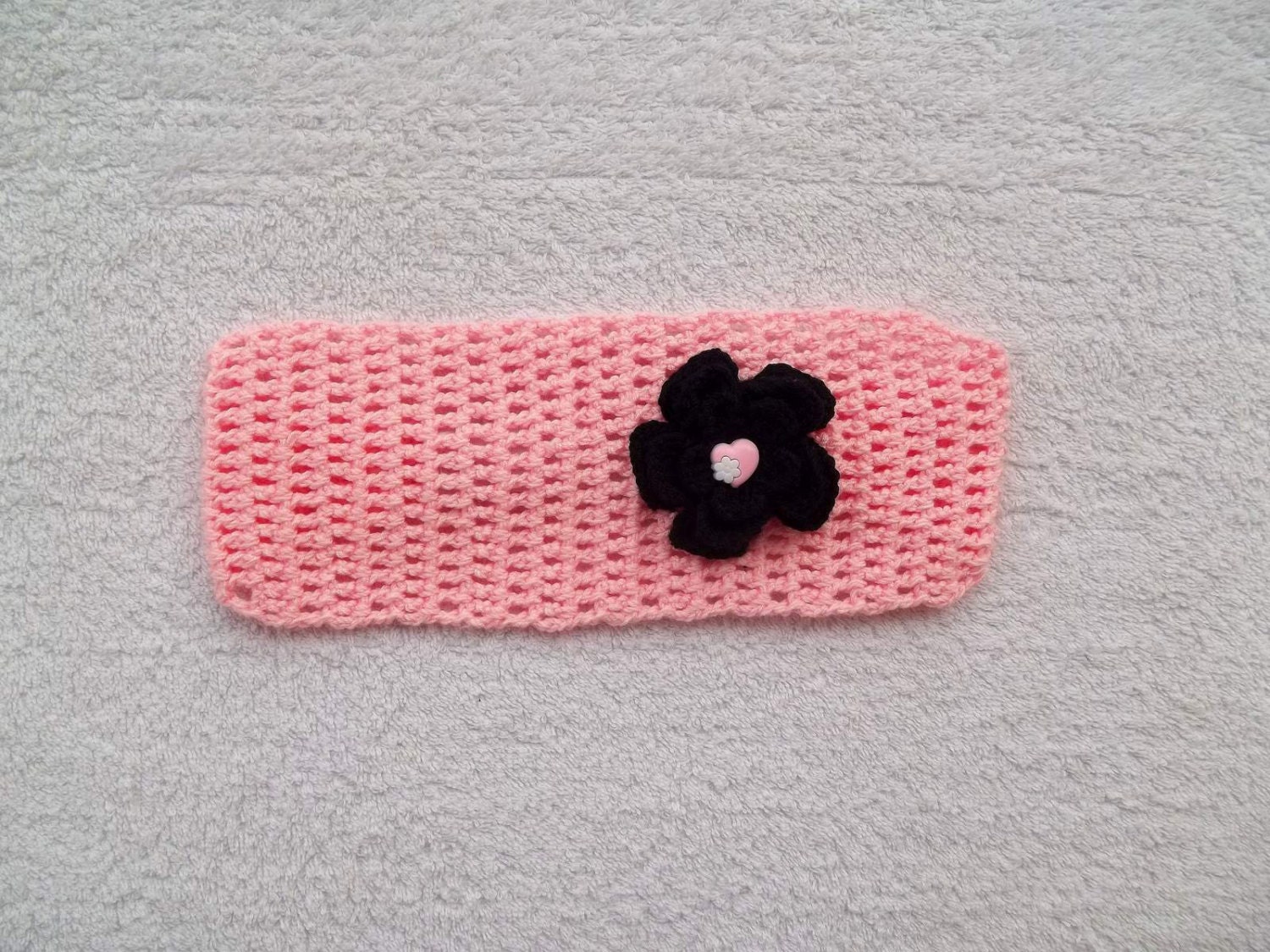 Crochet headband, in pink, spring summer 2013, gift for her, gift for mom, mothers day gifts