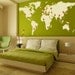 Wall Decal Large World Map 2.1 x 1.2 M / 7 x 4ft Vinyl Wall Sticker decal