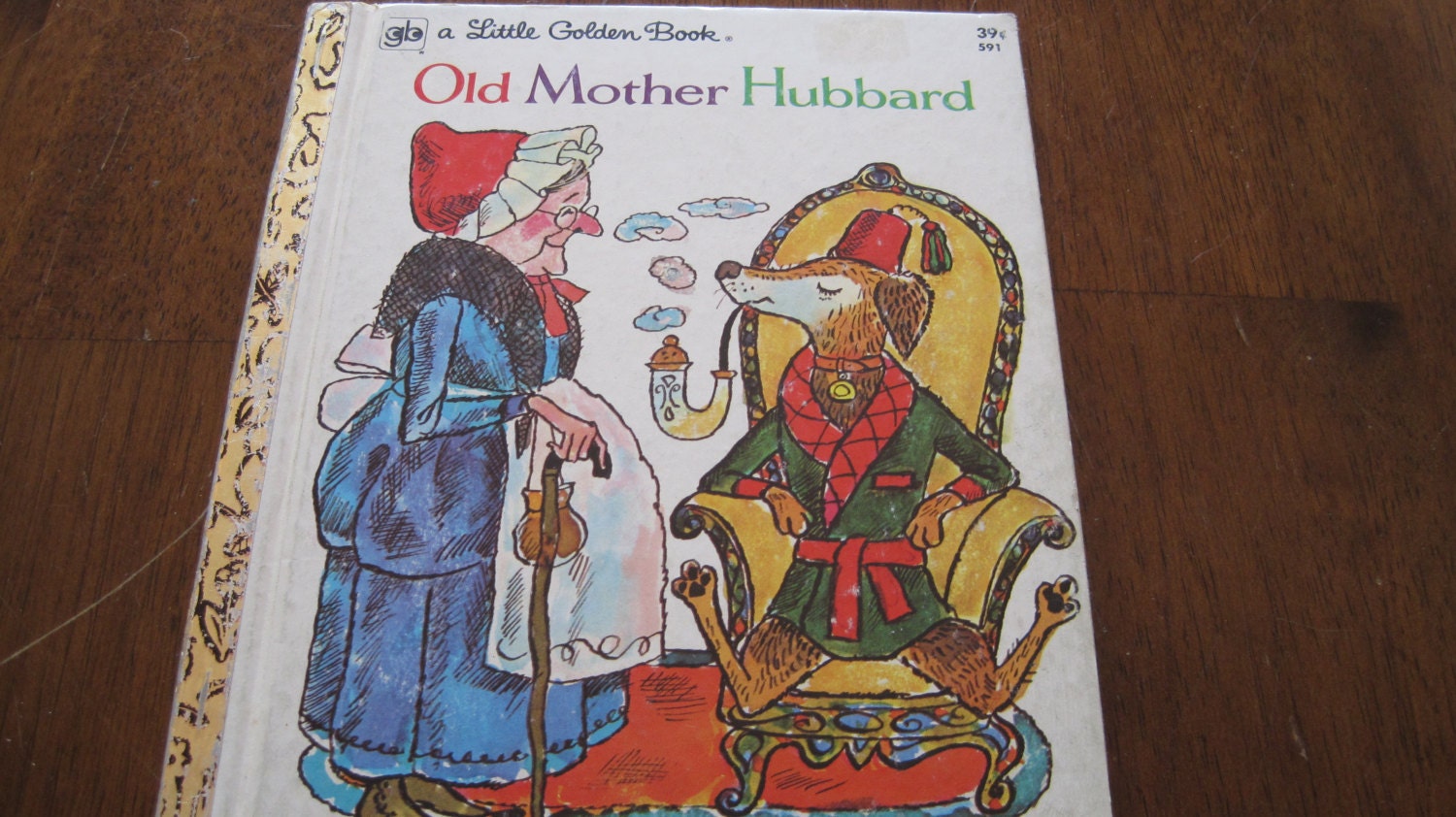 Vintage Old Mother Hubbard, Little Golden Book