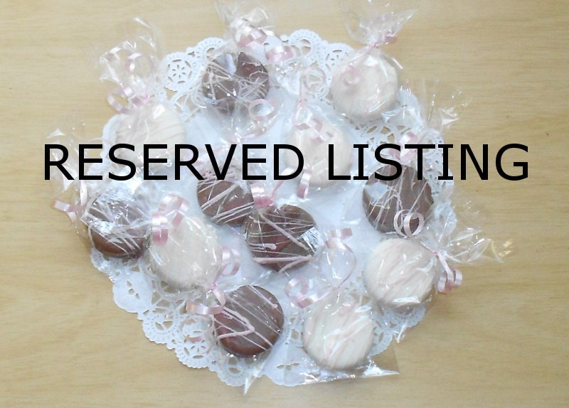 Reserved order for Maria - Chocolate Covered Oreo Cookies - Oreo Cookies In Chocolate - Chocolate Favors
