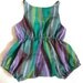 Ikat & Linen Baby Sun Suit Romper