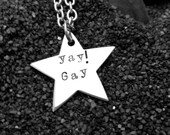 Yay Gay stainless steel star necklace