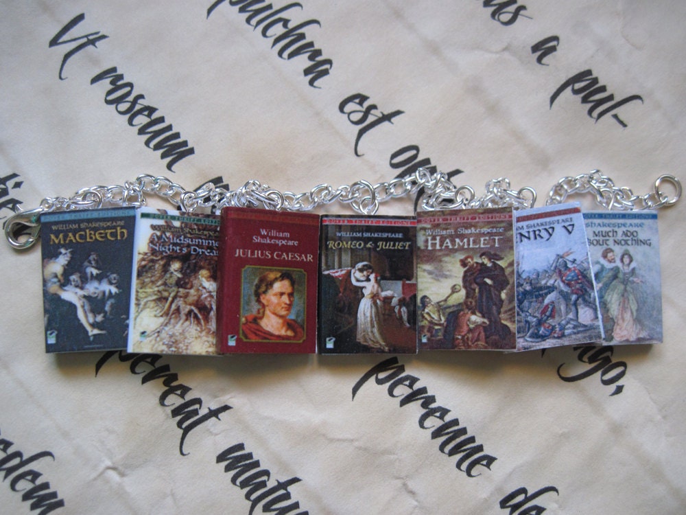 Shakespeare Collection Book Bracelet