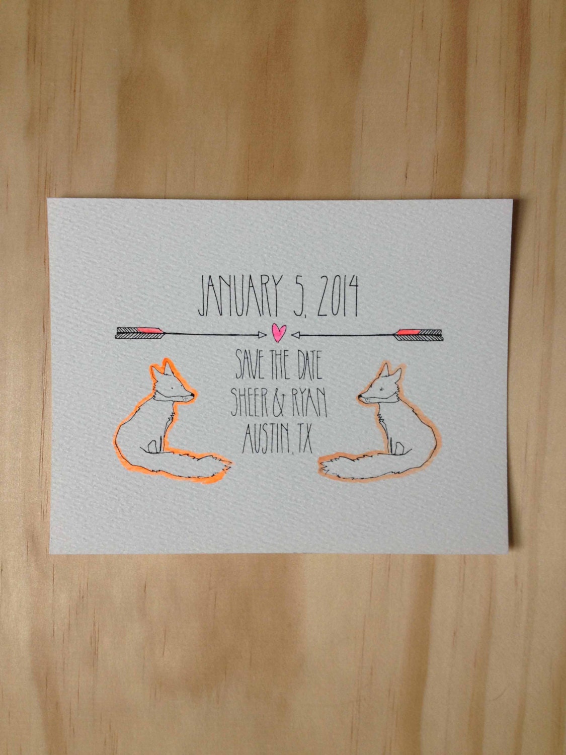 Fox Save the Date