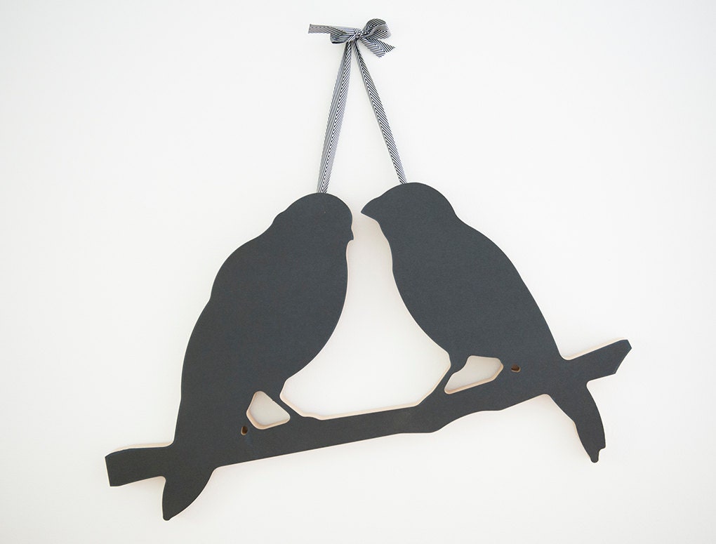 Lovebirds - Charcoal Grey