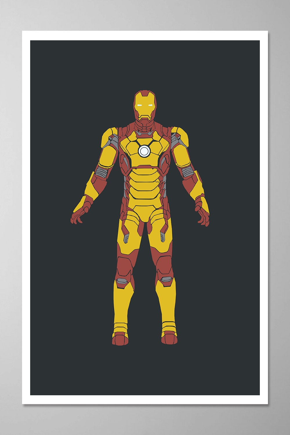 Iron Man 3 Movie Poster with No Text - Poster Inspired by the 'Iron Man' Films - 11x17
