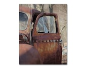 RUSTY RED TRUCK Farm Photography, Landscape, Farmhouse Chic, Fine Art - CountryWithAttitude