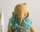 Stuffed Animal Elephant Denis - Soft Toy -  Artist Teddy Bears