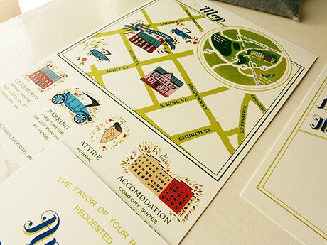 Custom Wedding Information Cards