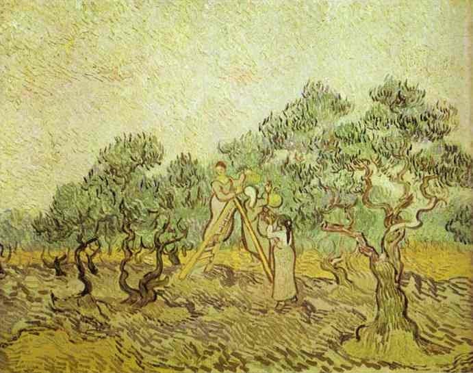 The Olive Orchard Cross Stitch Pattern
